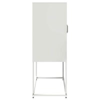 Hoge kast 68x39x107 cm staal wit 7