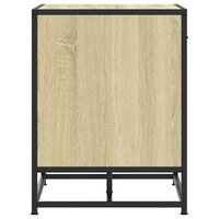 Schoenenbank 60x40x53,5 cm bewerkt hout en metaal sonoma eiken 5