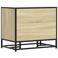 Schoenenbank 60x40x53,5 cm bewerkt hout en metaal sonoma eiken 6