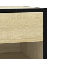 Schoenenbank 60x40x53,5 cm bewerkt hout en metaal sonoma eiken 8