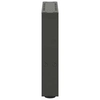 Salontafelpoten 2 st 30x(30-31) cm staal antracietkleurig 6