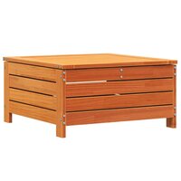 Tuinvoetenbank 62x63,5x32 cm massief grenenhout wasbruin 6
