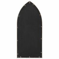 Tuinspiegel 100x45 cm ijzer zandkleurig 4
