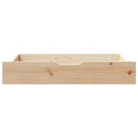 Bedlades 2 st met wieltjes 90x55x17 cm massief grenenhout 3