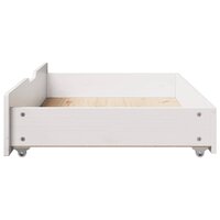 Bedlades 2 st 90x55x17 cm massief grenenhout wit 5