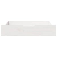 Bedlades 2 st 85x55x17 cm massief grenenhout wit 3