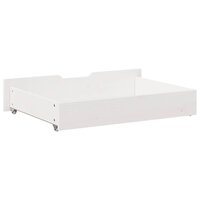Bedlades 2 st 85x55x17 cm massief grenenhout wit 6
