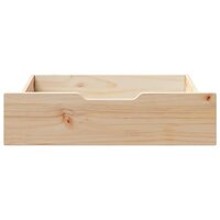Bedlades 2 st met wieltjes 75x55x17 cm massief grenenhout 3