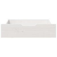 Bedlades 2 st 75x55x17 cm massief grenenhout wit 3