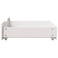 Bedlades 2 st 75x55x17 cm massief grenenhout wit 5