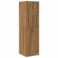 Apothekerskast 40x41x144,5 cm bewerkt hout artisanaal eiken 3