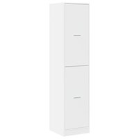 Apothekerskast 40x41x174,5 cm bewerkt hout wit 3
