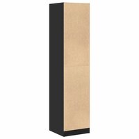 Apothekerskast 40x41x174,5 cm bewerkt hout zwart 7
