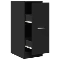 Apothekerskast 30x41x77,5 cm bewerkt hout zwart 2