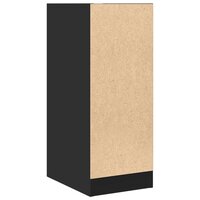 Apothekerskast 30x41x77,5 cm bewerkt hout zwart 7