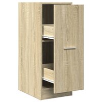 Apothekerskast 30x41x77,5 cm bewerkt hout sonoma eikenkleurig 2