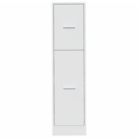Apothekerskast 30x41x118 cm bewerkt hout wit 5