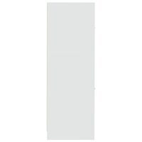 Apothekerskast 30x41x118 cm bewerkt hout wit 6