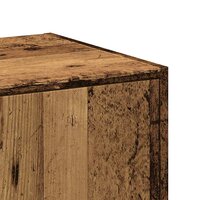 Apothekerskast 30x41x118 cm bewerkt hout oud houtkleurig 8