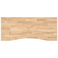 Bureaublad rechthoekig 120x50x2,5 cm onbehandeld eikenhout 2