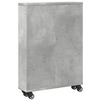 Opbergtrolley smal 48x13x68 cm bewerkt hout betongrijs 6