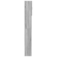 Wasmachinekast 64x24x190 cm bewerkt hout grijs sonoma eikenkl 7