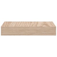 Wandschap 23x23,5x4 cm bewerkt hout 4