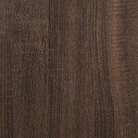 Wandkast 70x16,5x30 cm bewerkt hout bruin eikenkleur 8