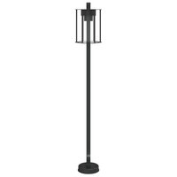 Vloerlamp voor buiten 3 st 100 cm roestvrij staal zwart 4