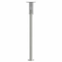 Vloerlamp voor buiten 100 cm roestvrijstaal zilverkleurig 6