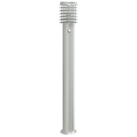 Vloerlamp voor buiten met sensor 110 cm roestvrijstaal zilver 4