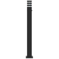 Vloerlampen voor buiten 3 st met sensor 110 cm aluminium zwart 5