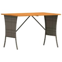 3-delige Tuinset met kussens poly rattan grijs 5