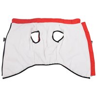 Hondenjas met harnas waterdicht reflecterend rood L48 3
