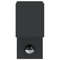 Buitenwandlamp met sensor gegoten aluminium zwart 4