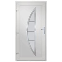 Voordeur 98x208 cm PVC antracietkleurig 5