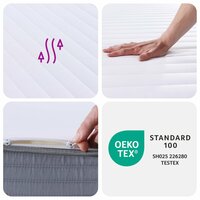 Schuimmatras middelzacht 90x200 cm 8