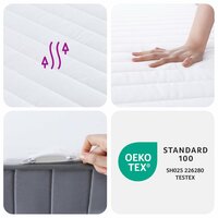 Schuimmatras middelzacht 100x200 cm 6