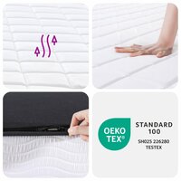 Schuimmatras middelzacht 100x200 cm 8