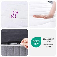 Pocketveringmatras middelhard 90x200 cm 8