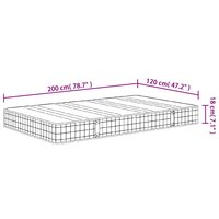 Binnenveringmatras middelhard 120x200 cm 9