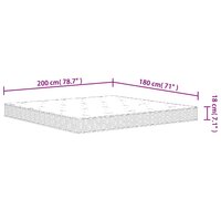 Binnenveringmatras middelhard 180x200 cm 7