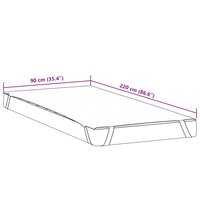 Matrasbeschermer waterdicht 90x220 cm wit 7