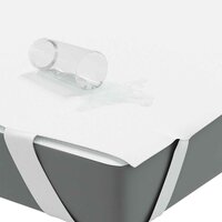 Matrasbeschermer waterdicht 100x220 cm wit 3