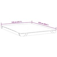 Matrasbeschermer waterdicht 120x220 cm wit 7