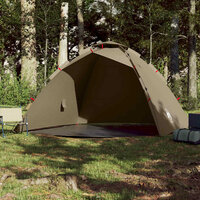 Tent 4-persoons snelontgrendeling bruin 3