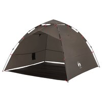 Tent 4-persoons snelontgrendeling bruin 4