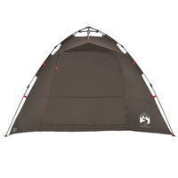 Tent 4-persoons snelontgrendeling bruin 5