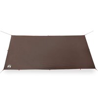 Kampeerluifel waterdicht 406x306 cm bruin 5