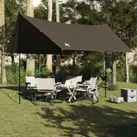 Kampeerluifel waterdicht 438x376x212 cm bruin 3